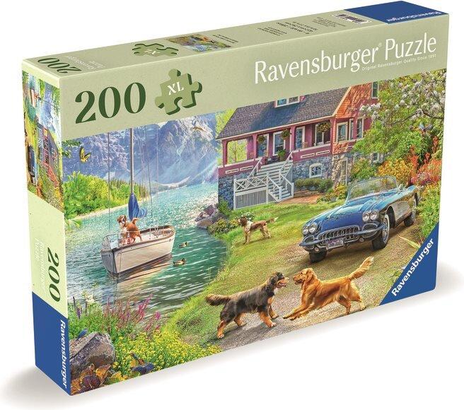 Immagine prodotto Ravensburger Puzzle 12001370 - Casa estiva in riva al lago - Puzzle per anziani e senior, con 200 (200 pezzi)
