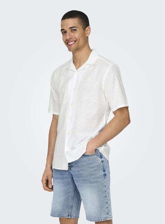 Image du produit Only & Sons Chemise unie à manches courtes (M)