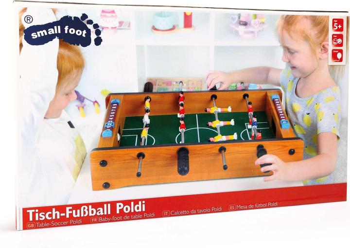 Actual product image small foot Foosball table