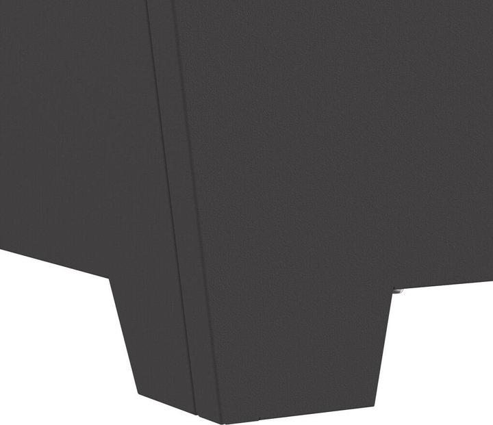 Produktbild VidaXL Feuerstelle Quadrat Schwarz 80x80x40 cm Stahl (80 cm)