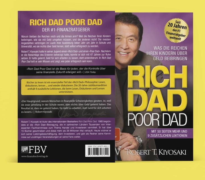 Actual product image Rich Dad Poor Dad (German, Robert T. Kiyosaki, 2014)