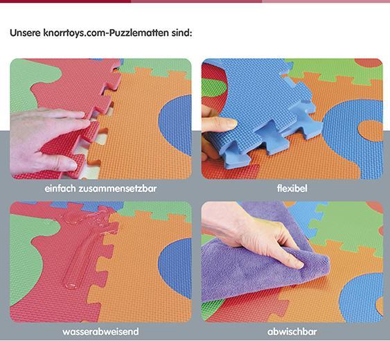 Immagine prodotto Knorrtoys Tappeto puzzle - "Veicoli"/10 pezzi/32 cm (32 x 32 cm)
