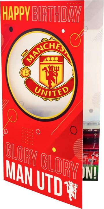 Immagine prodotto Manchester United FC Glory Glory Biglietto di Compleanno (1 pz.)