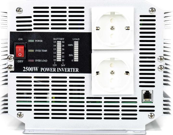 Produktbild President Spannungswechselrichter 2500W 12V-230V, modifizierte Sinuswelle, USB-Anschluss, Fernbedien
