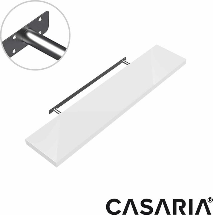 Actual product image Casaria 2x Floating Shelves (90 x 23 x 3.8 cm)
