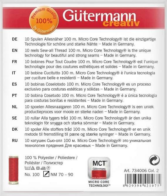 Immagine prodotto Gütermann Allesnäher (100 m)