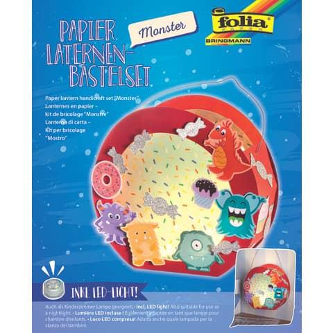 Produktbild Folia Laternen-Bastelset Monster