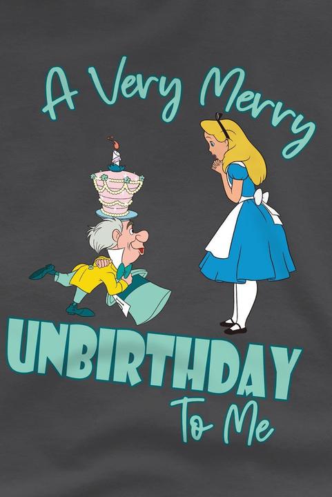Actual product image Alice In Wonderland Childrens/Kids Very Merry Unbirthday To Me T-Shirt (152, 158)