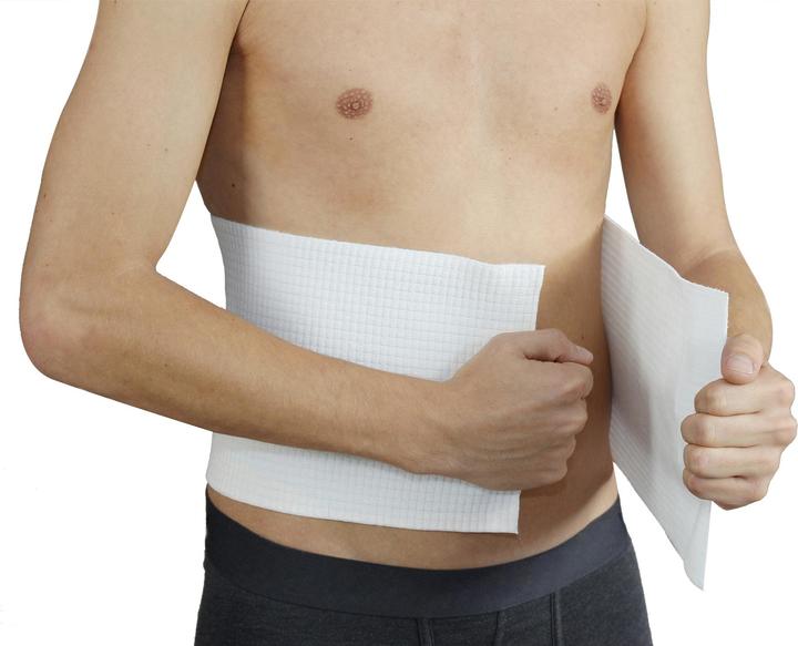 Actual product image Hydas Back support belt "Extra Strong", white