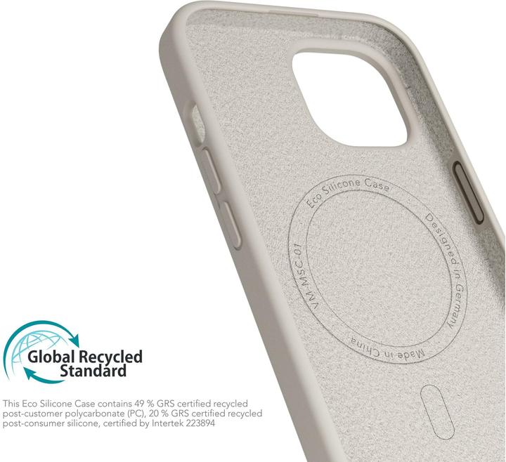 Actual product image Vonmählen Eco Silicone Case for iPhone 15 - Cream (Apple iPhone 15)
