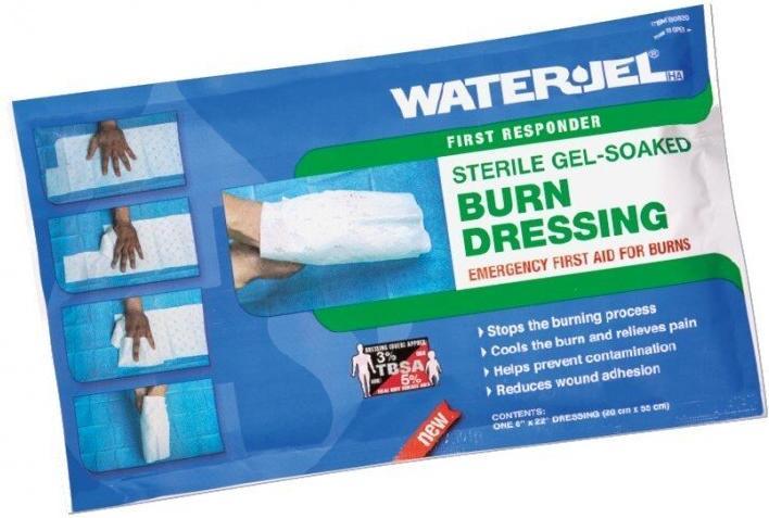 Actual product image WaterJel HA First Responder Hand Compress