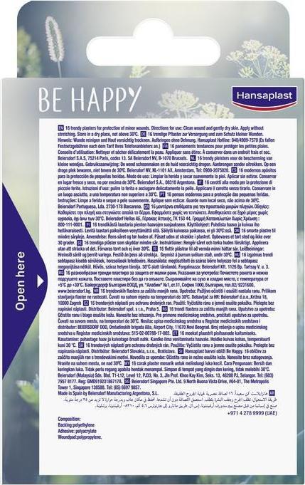Image du produit Hansaplast Soyez heureux (16 x)