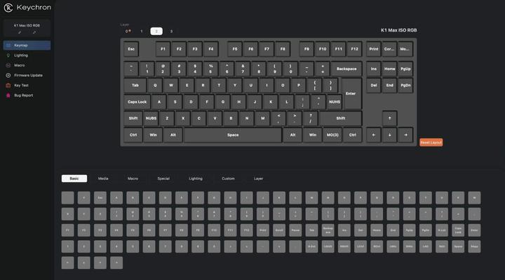 Produktbild Keychron K1 Max (CH, Kabellos, Kabelgebunden)