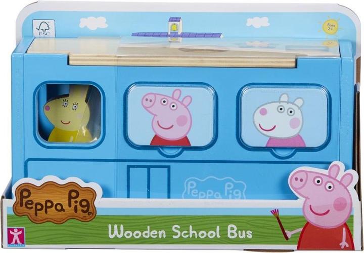 Immagine prodotto Boti Scuolabus di Peppa Pig: un'organizzazione di forme in legno