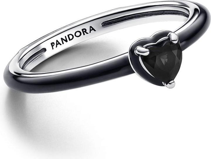 Immagine prodotto Pandora ME Anello cuore chakra nero (46, 925 Argento)