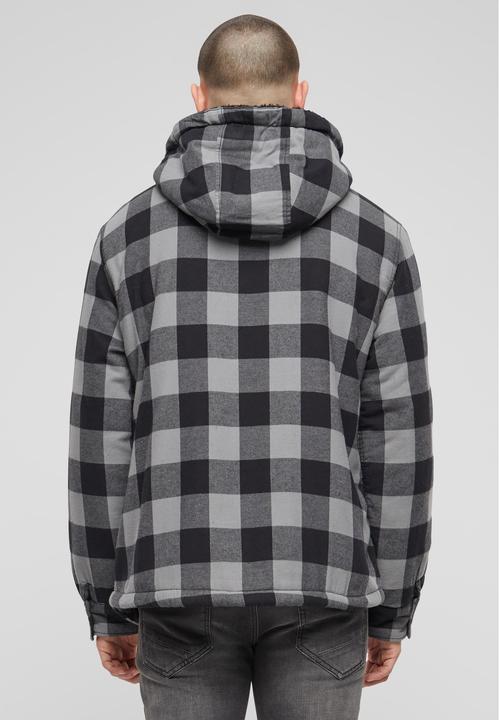 Image du produit Brandit Veste d'extérieur Lumber à capuche Taille M Couleur Noir/Charbon de bois (M)