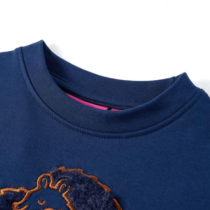 Immagine prodotto VidaXL Felpa da bambino blu navy 104,Materiale: 95 % cotone. 5 (104)