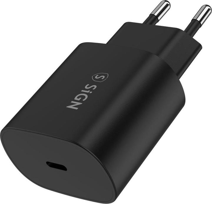 SIGN USB-C Wall Charger 25W 3A - Black (25 W)