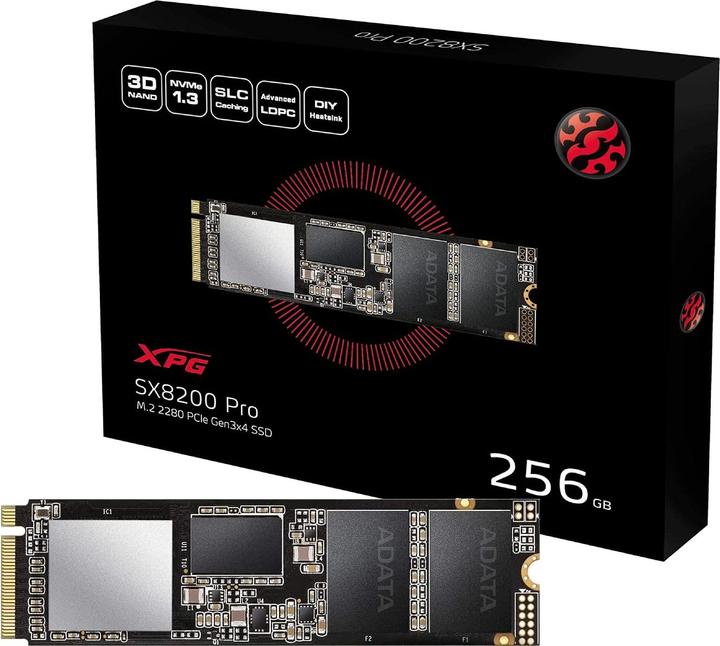 Produktbild Adata SX8200 Pro (256 GB, M.2 2280)