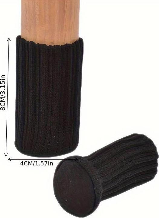 Produktbild PhoneLook Dekorative Stuhl- und Tischbein Socken Universelle Schutz Stulpen schoner (4 Stück)
