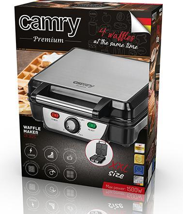 Actual product image Camry CR 3025 Waffle maker 4 waffle(s)
