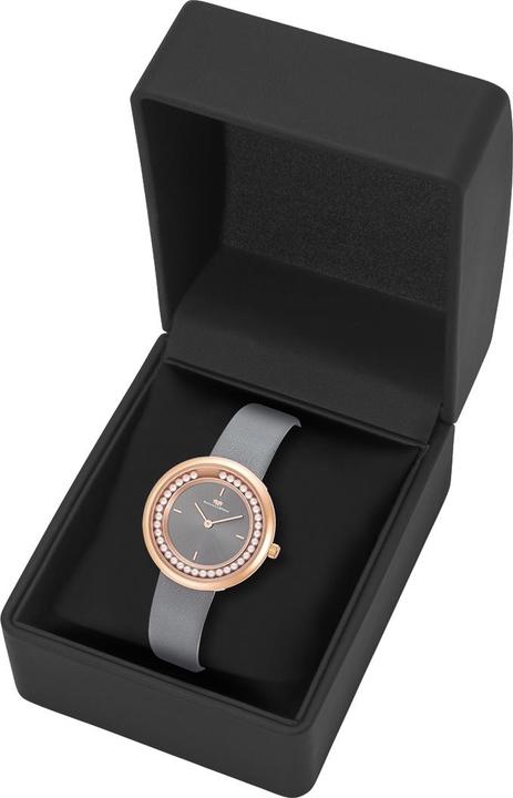 Image du produit Montre à quartz pour femme Pearl en cuir véritable gris - 32216 (Montre analogique, 32 mm)