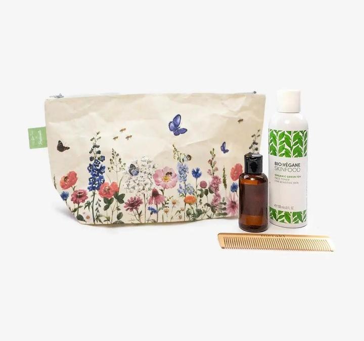 Immagine prodotto Paprcuts Borsa da bagno a forma di prato fiorito | Little Bee Fresh Koop