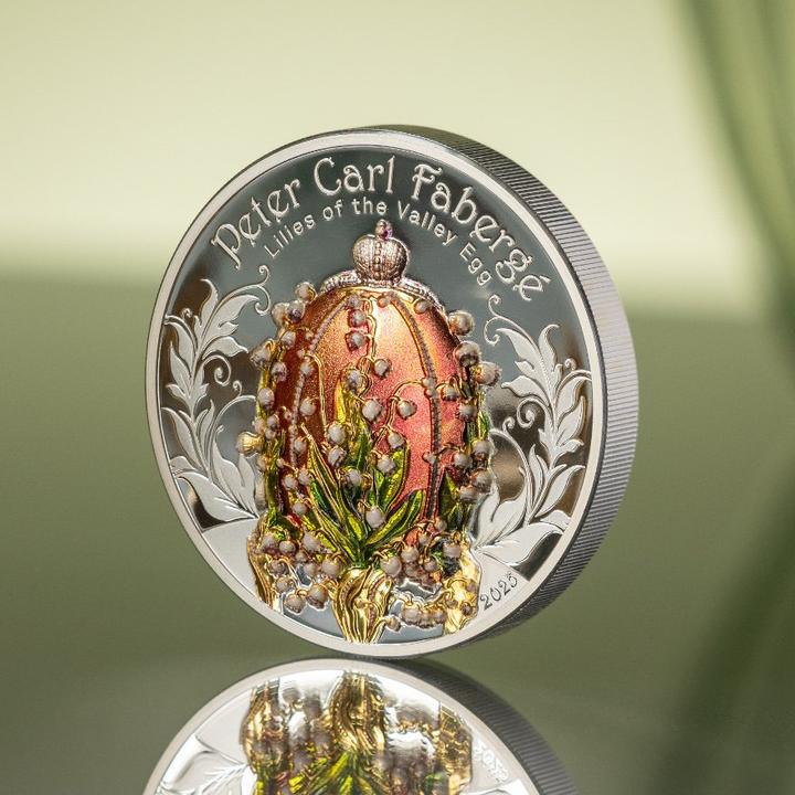 Image du produit CIT Coin Invest Silber Fabergé - Lilies of the Valley 2 oz PP - High Relief 2025 (999.90, 2025)