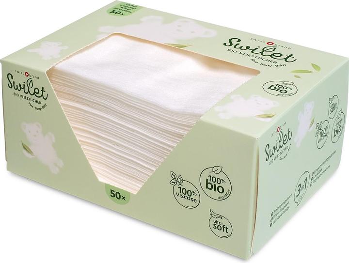 Swilet Die Bio-Vliestücher und Windeleinlagen (50 Stück)