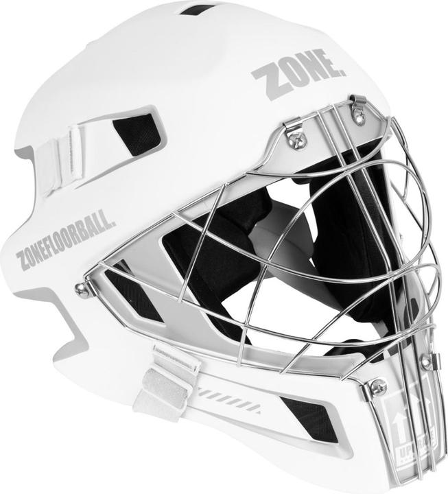 Zone Floorball Zonefloorball Goaliemaske Upgrade weiss/silber (One Size)