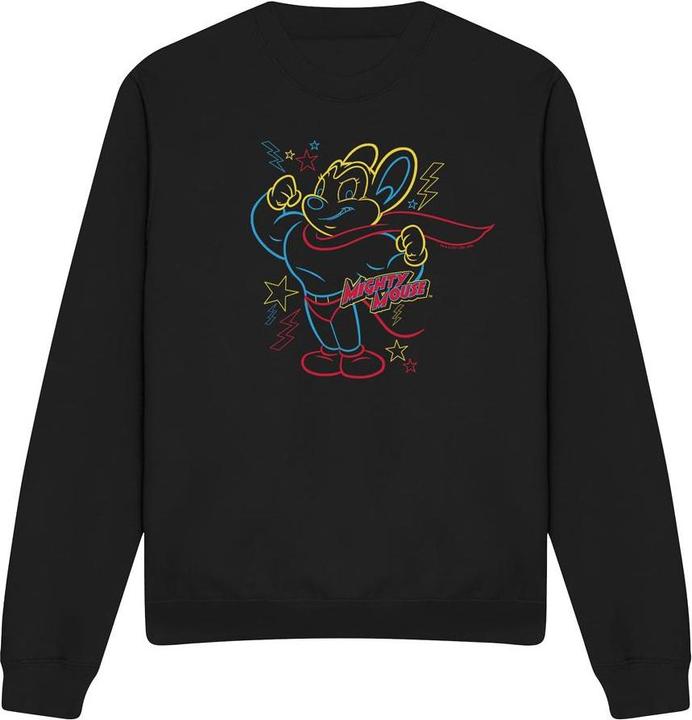 Actual product image Fruit of the Loom Unisex Adult Hero Neon Sweatshirt (S)