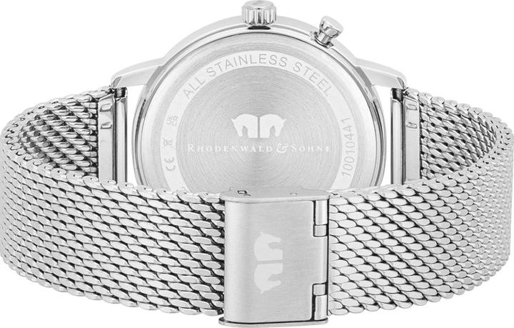 Actual product image Multifunctions Moontime II Stainless Steel Silver - 34104 (Analogue wristwatch, 40 mm)