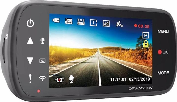 Actual product image Kenwood Corp. DRV-A501W (Accelerometer, GPS receiver, Wi-Fi, WQHD)