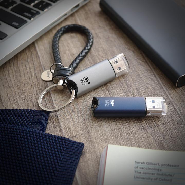 Immagine prodotto Silicon Power memoria USB Marvel M02 64GB USB 3.0 Blu (64 GB, USB 3.2)