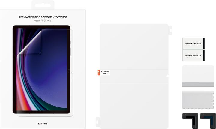 Produktbild Samsung Anti Reflecting Screen Protector (1 Stück, Galaxy Tab S9, Samsung Galaxy Tab S10 FE, Galaxy Tab S9 FE)