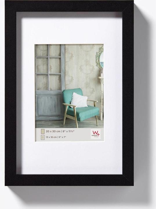Image du produit Walther Design Cadre en bois de Stockholm (20 x 30 cm, 13 x 18 cm)
