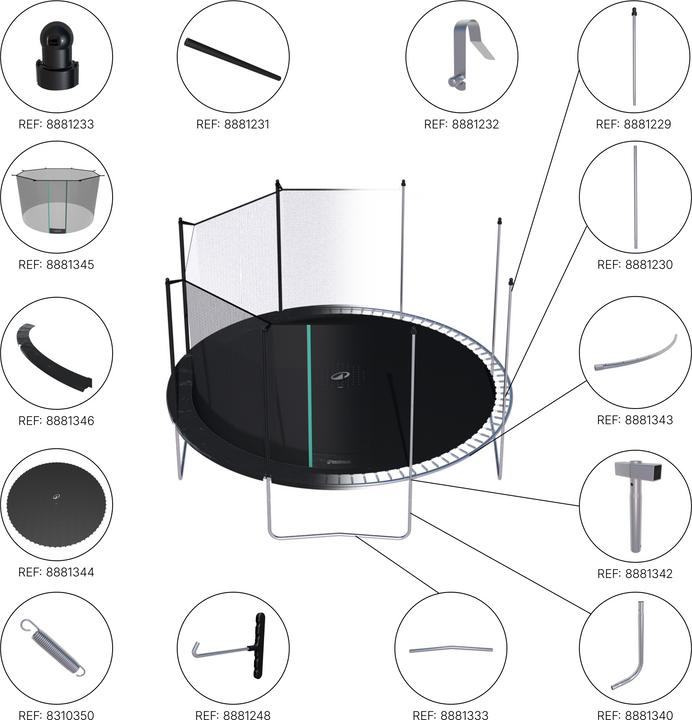Produktbild Domyos TRAMPOLINE 420