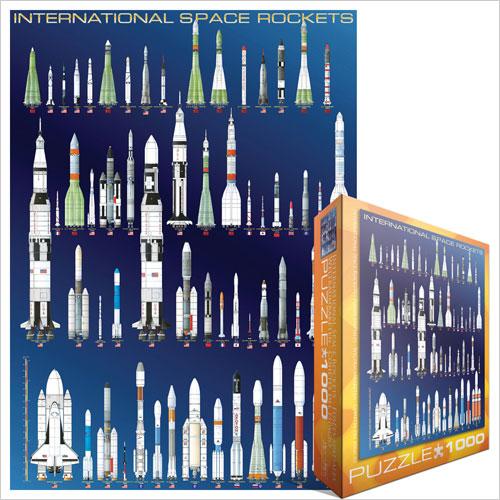 Actual product image Eurographics International Space Rockets (1000 pieces)