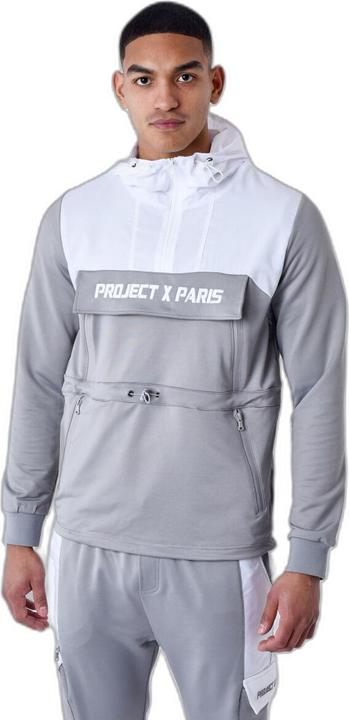 Produktbild Project X Paris zweifarbiges kapuzensweatshirt i windbreaker-stil (M)