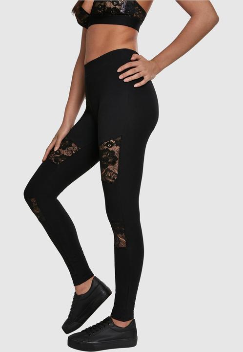 Image du produit Urban Classics Ladies Laces Inset Leggings (XS)
