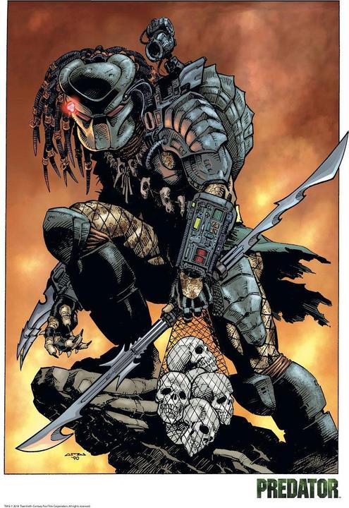 Immagine prodotto Fanattik Stampa artistica del fumetto Predator "Predator" 42 x 30 cm - senza cornice