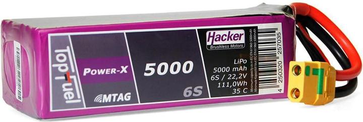 Produktbild Hacker LiPo Pack TF Power-X 5000mAh 6S MTAG (22.20 V, 5000 mAh)