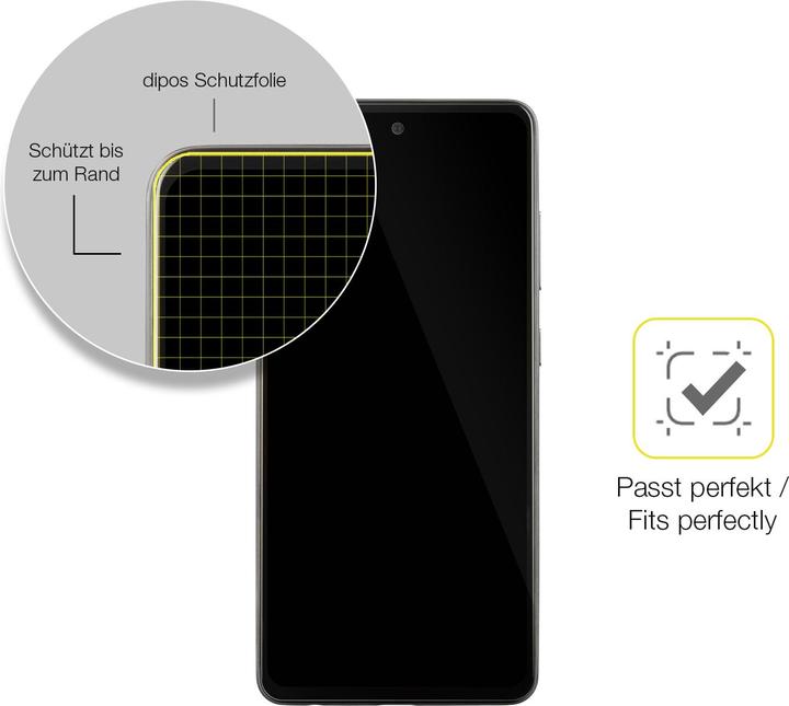 Image du produit Dipos Film de Protection d’écran Full-Cover 3D (1 pièce(s), Samsung Galaxy A52s 5G)