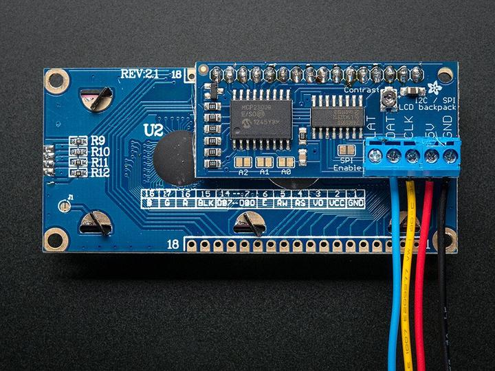 Produktbild Adafruit i2c SPI character LCD backpack (Diverse)