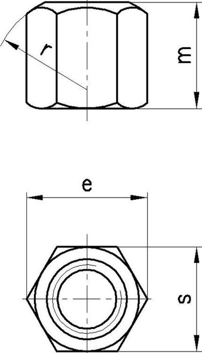 Produktbild Amf Sechskantmutter (M12)