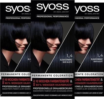 Produktbild Syoss Permanente Coloration (1-4 Blauschwarz)