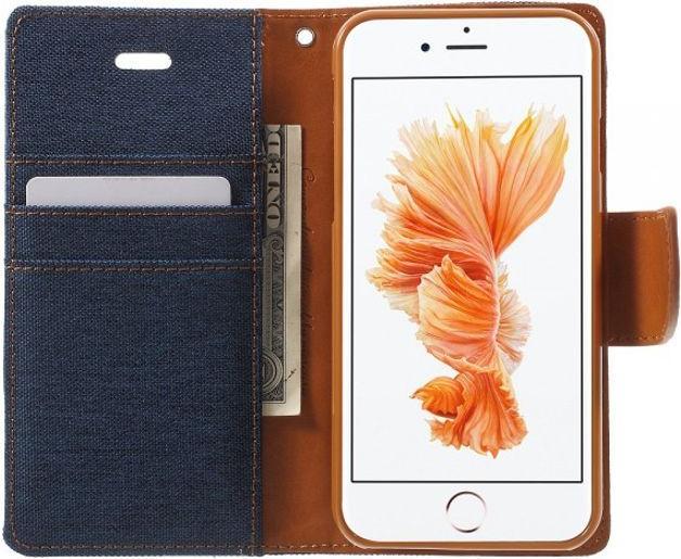 Actual product image Goospery Canvas Diary Series (Apple iPhone SE (3rd Gen), Apple iPhone 8, Apple iPhone 7, Apple iPhone SE (2nd Gen))
