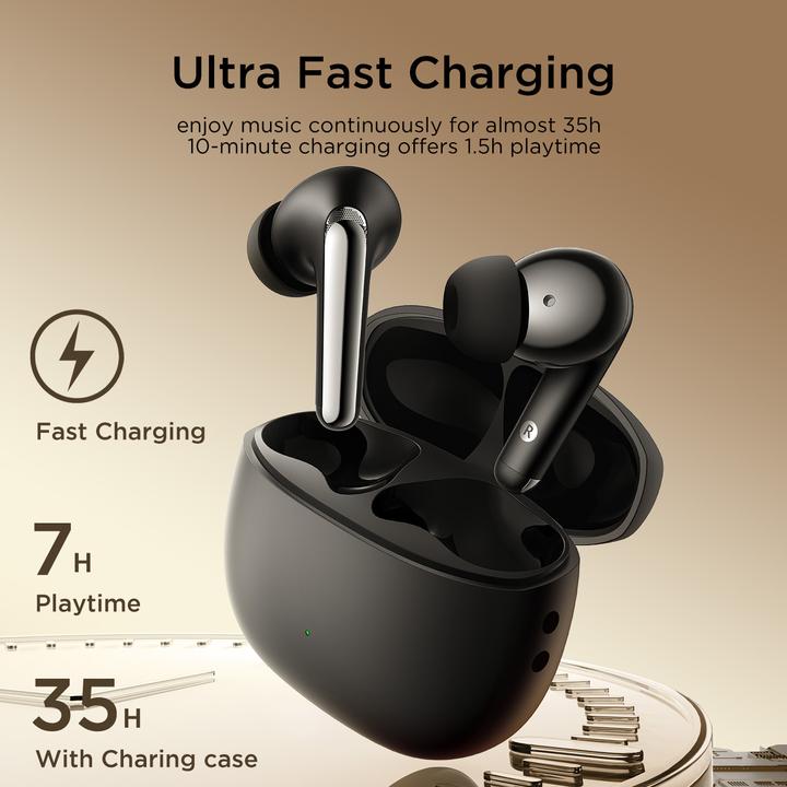 Produktbild Joyroom JR-FN1 Funpods Series Wireless Headphones (black) (ANC, 7 h, Kabellos)