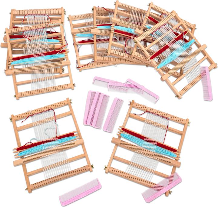 Immagine prodotto Betzold Set di 10 grandi telai per tessitura, 30 x 40 cm