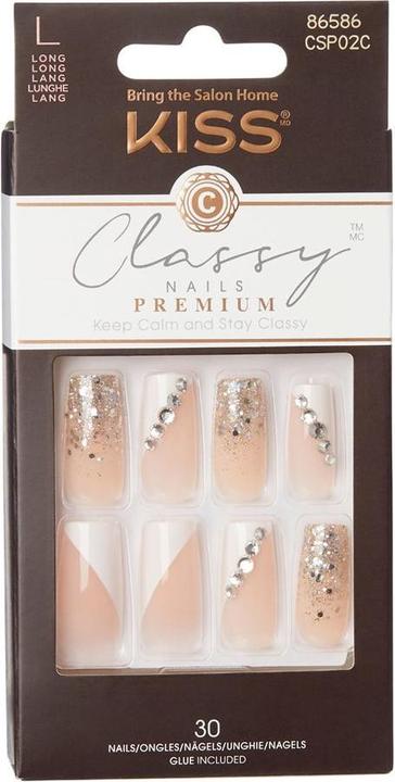 KISS Classy Premium Nails Gorgeous (Kunstnägel, Gorgeous)